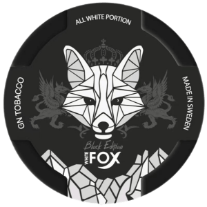 White Fox Black Edition 22mg - TOPZYN-Buy your smokeless and hassle-free nicotine pouches today!